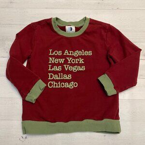 Dot dot smile city sweatshirt‎ size 7